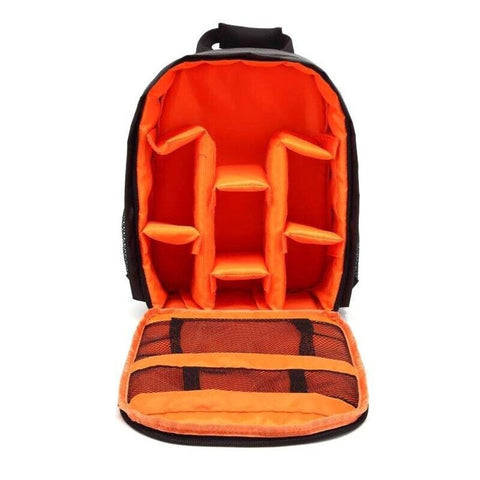 Waterproof Outdoor Photography Protective Box Slr Camera Storage Bag Backpack Orange