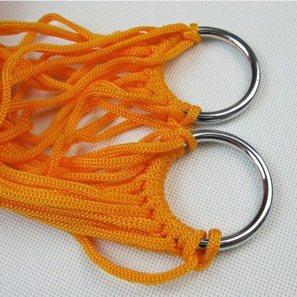 Outdoor Sport Hammock Net Mesh Bed Nylon Camping With Hooks Garden Yard Hammocks