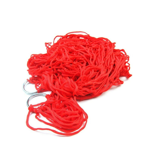 Outdoor Sport Hammock Net Mesh Bed Nylon Camping With Hooks Garden Yard Hammocks