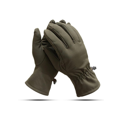 Outdoor Sports Warm Gloves Windbreak And Skid Proof Riding Tactical Green