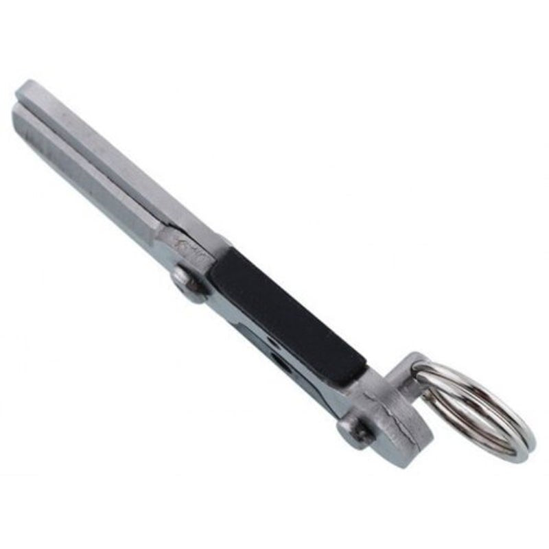 Outdoor Stainless Steel Keychain Mini Survival Spring Scissors Pocket Tool Platinum Multi Tools