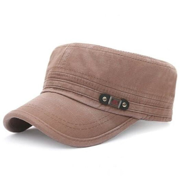Outdoor Sunscreen Military Army Cap Beige Hats