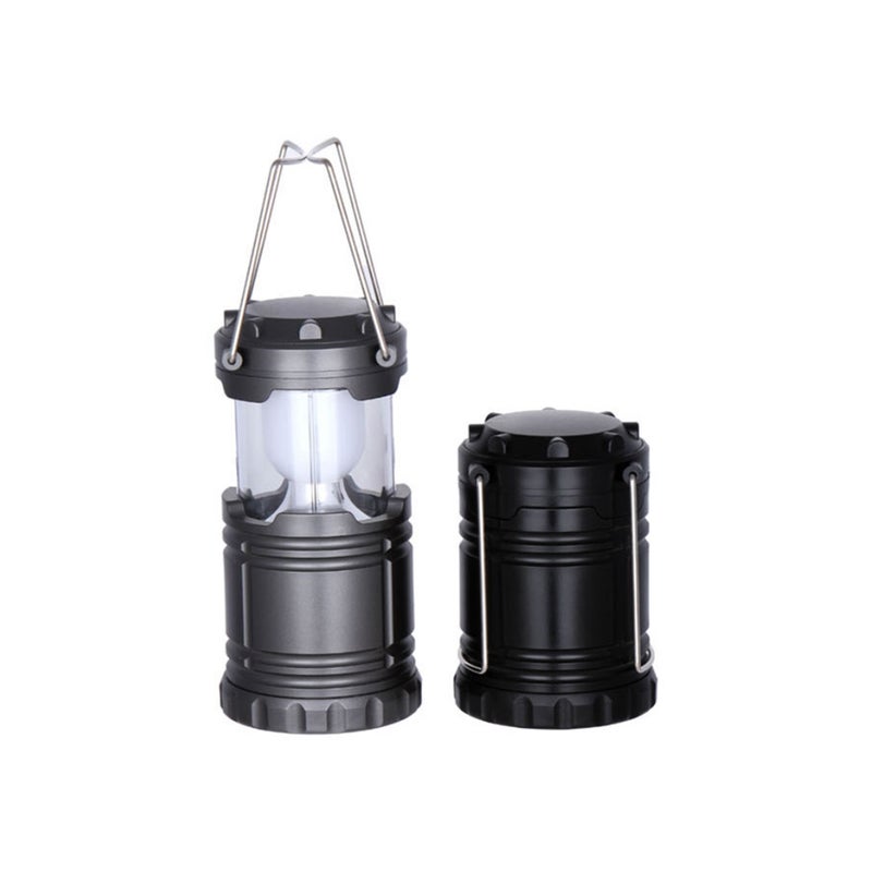 Outdoor Super Bright Camp Tent Lights Automatically Pull Camping Black Lanterns