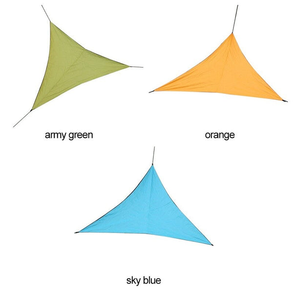Outdoor Triangular Sunshade Sail Blue Shade Sails