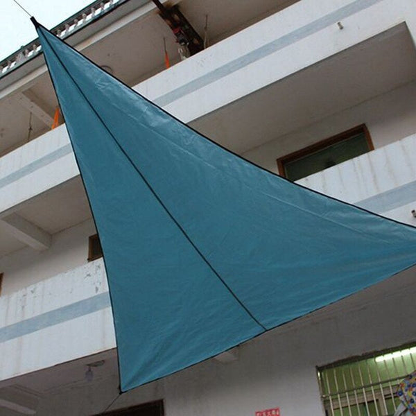 Outdoor Triangular Sunshade Sail Blue Shade Sails