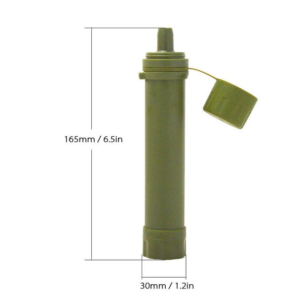 Outdoor Water Filter Straw Filtration System Purifier For Emergency Preparedness Camping Traveling Backpacking Portable Water Filters