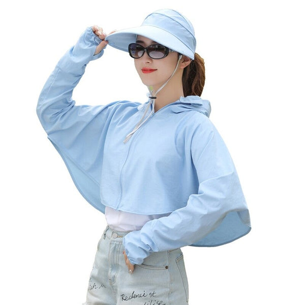 Outdoor Women 360U00b0 Sun Protection Clothing Tops
