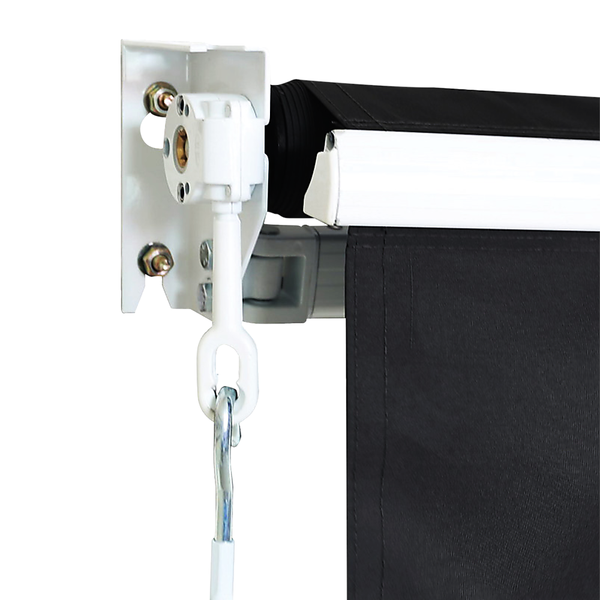 Bariloche Outdoor Folding Arm Awning Retractable Sunshade Canopy Black 4.0M X 3.0M Awning & Canopy Parts