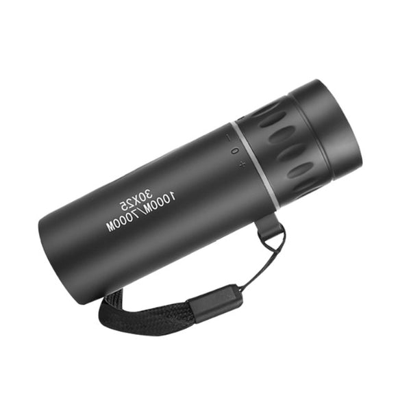 Hd Binoculars Monocular Outdoor Hiking 30X25 Mini Portable Telescope Optical Single Tube Sightseeing Black