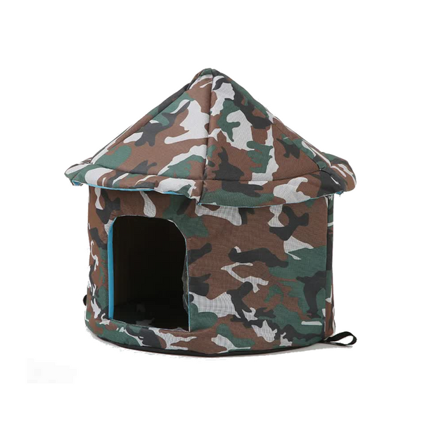 Outdoor Waterproof Cat House Insulated Weatherproof Warm Shelter For Cats Ideal Winter Protection Size: L 45*41Cm Cat Houses