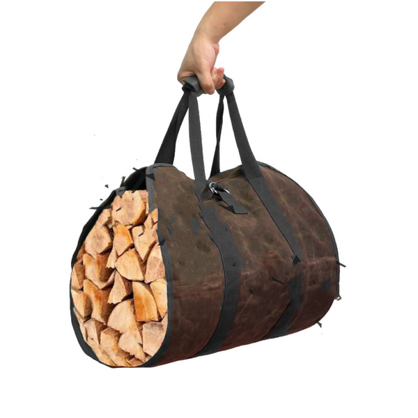 Outdoor Firewood Transportation Canvas Storage Bag Storage Bags