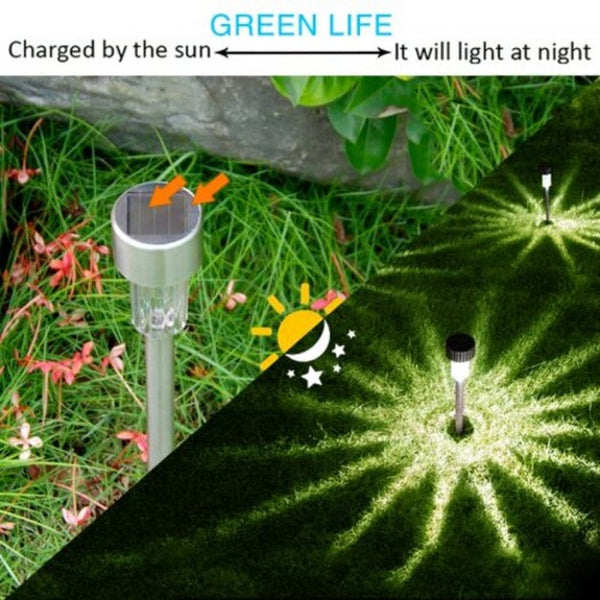 Outdoors Led Solar Lights Lawn Lamps Street Lighting Luminaria Multicolour 1Pack
