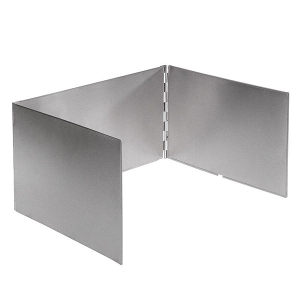 Outdoors Stove Windshield Camping Cooking Windscreen Silver Camping Stoves
