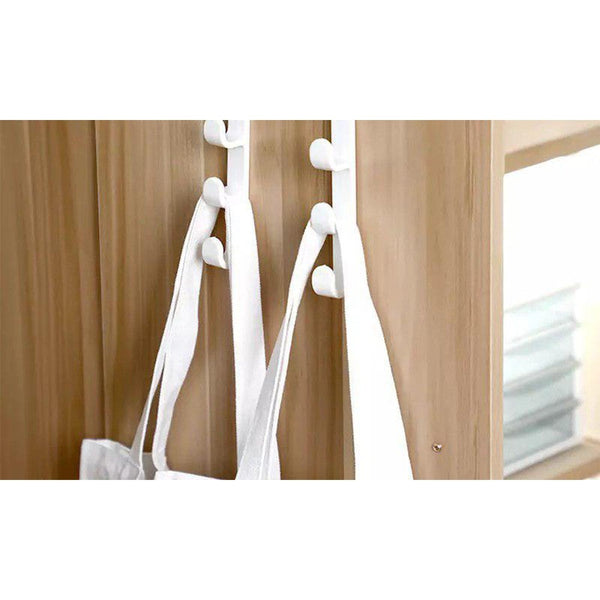 Hooks & Hangers Over The Door Five Storage Hooks For Home Organisation And Cleaning Housekeeping