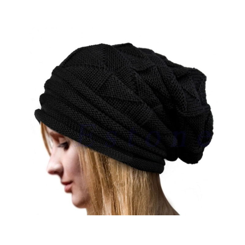 Beanies Women Winter Crochet Hat Wool Knit Beanie Warm Caps