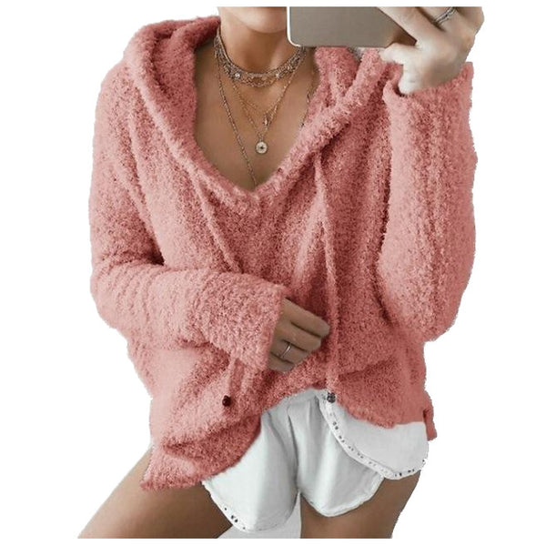 Oversized Fuzzy Hoodie Hoodies & Sweatshirts