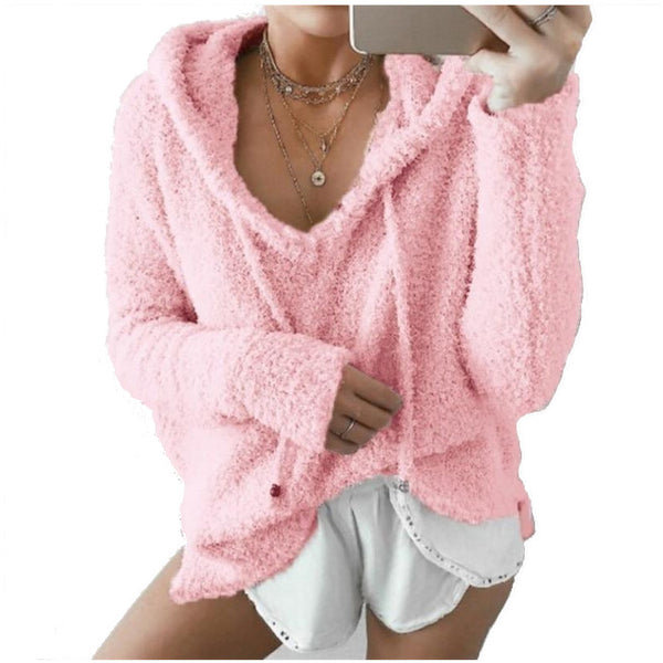 Oversized Fuzzy Hoodie Hoodies & Sweatshirts