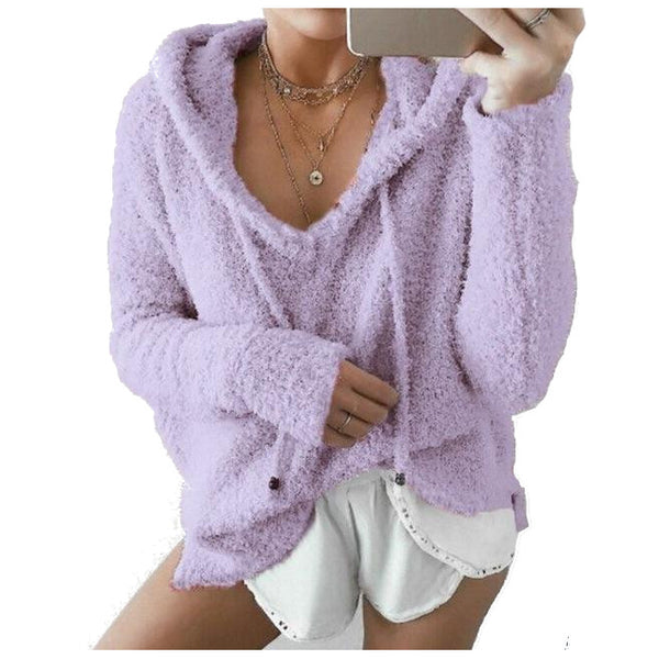 Oversized Fuzzy Hoodie Hoodies & Sweatshirts