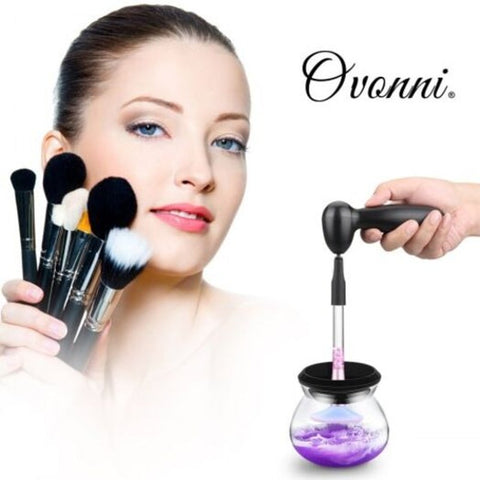 Ovonni Electric Makeup Brush Cleaner Wash Dry Your Cosmetic Quick Easy France Brush Cleaners
