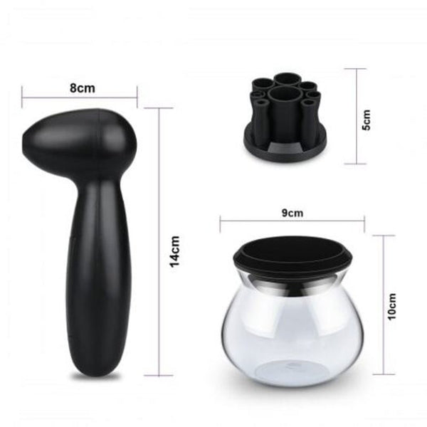Ovonni Electric Makeup Brush Cleaner Wash Dry Your Cosmetic Quick Easy France Brush Cleaners