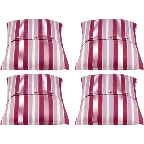 En Pack Of 4 Coste Fuchsia 50X50cm Striped Cushion Cover Cushion Covers