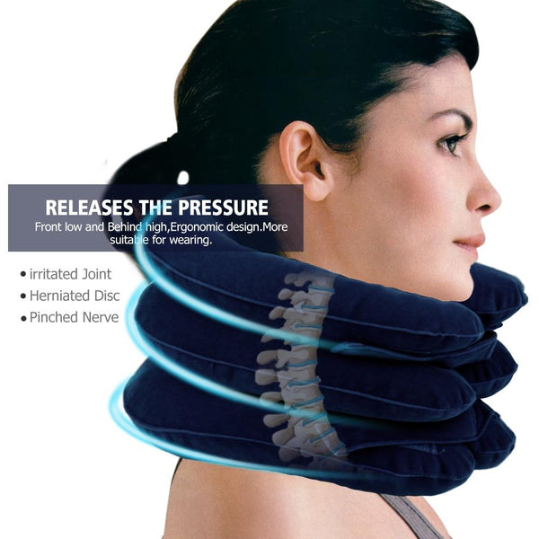 Pain Relief Inflatable Neck Traction Pillow