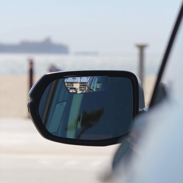 Pair Of Car Blind Spot Mirror Rectangular Frameless Rear View Mirrors