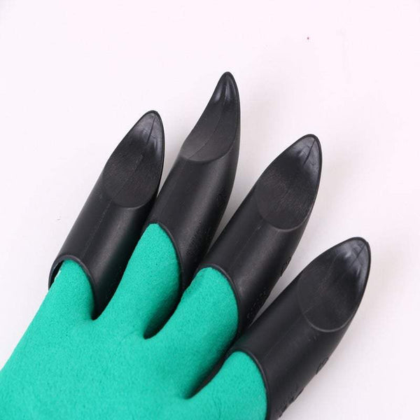 Safety Gloves Pair Of Garden Durable Claws Digging Planting Protect Gardening Gloves & Knee Pads