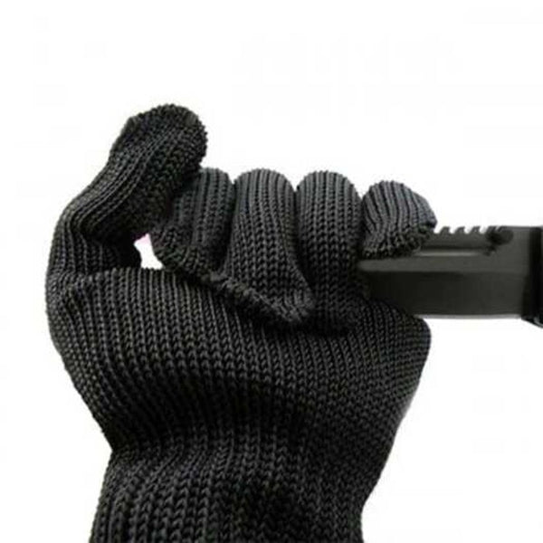 Pair Of Outdoor 5 Level Anti Cutting Gloves Black Work Gloves