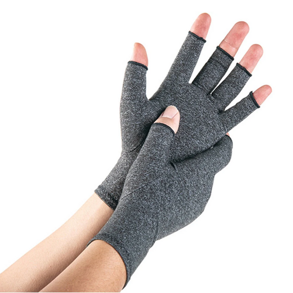 Pair Fingerless Gloves 22*17Cm Gray Unisex Cotton Polyester Spandex Suitable For Cycling Driving Mountaineering Fitness Fishing Sun Protection Etc. Gl