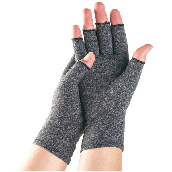Pair Fingerless Gloves 22*17Cm Gray Unisex Cotton Polyester Spandex Suitable For Cycling Driving Mountaineering Fitness Fishing Sun Protection Etc. Gl
