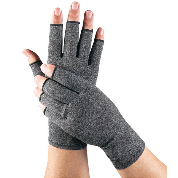 Pair Fingerless Gloves 22*17Cm Gray Unisex Cotton Polyester Spandex Suitable For Cycling Driving Mountaineering Fitness Fishing Sun Protection Etc. Gl