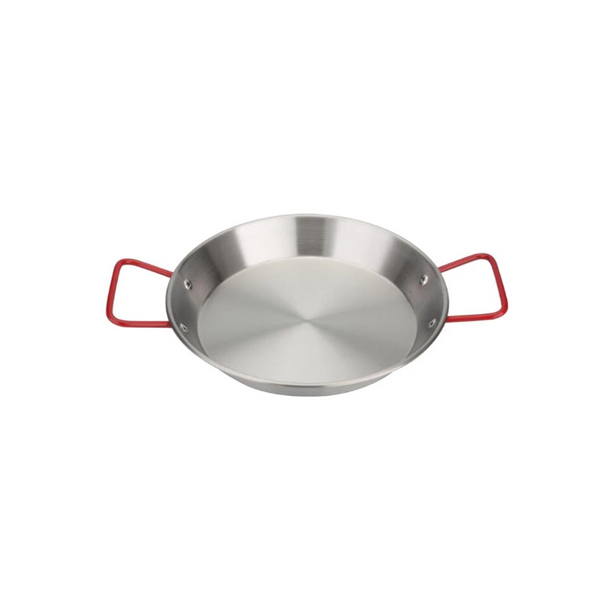 22Cm Spanish Seafood Paella Stainless Steel Dish Frying Pan Korean Saucepan Fried Chicken Salad Pasta Kitchen Household Plate Other Cookware