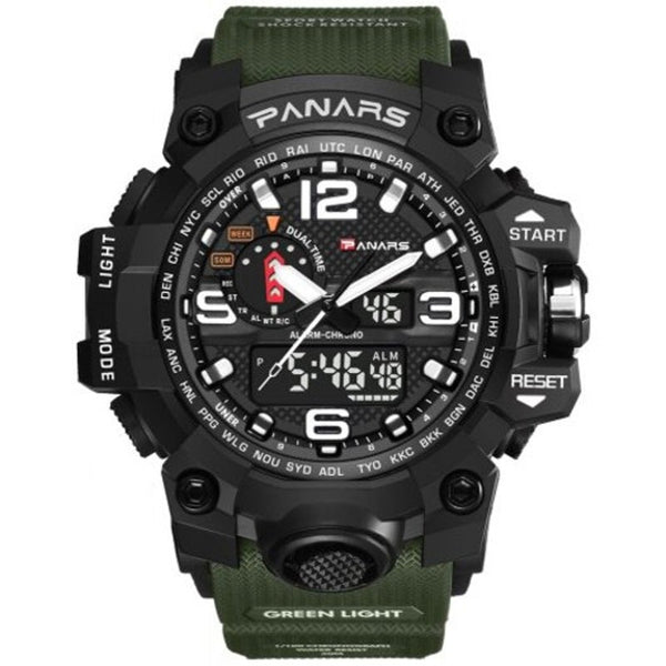 Veile Studios 8202 Outdoor Sports Digital Watch For Man Army Green Watches