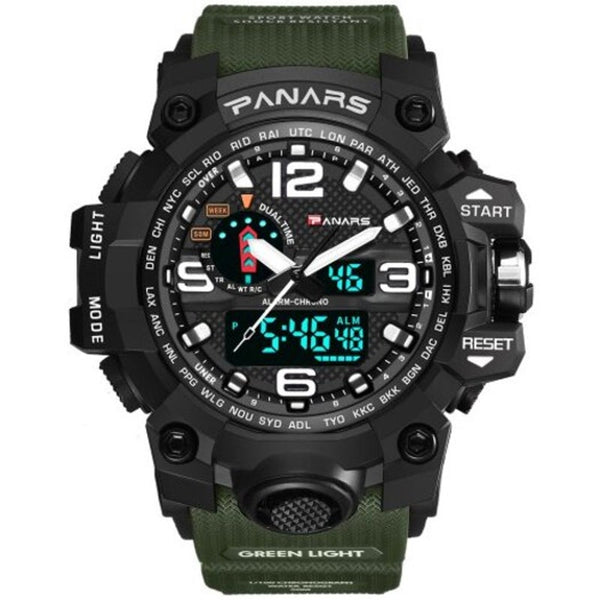 Veile Studios 8202 Outdoor Sports Digital Watch For Man Army Green Watches