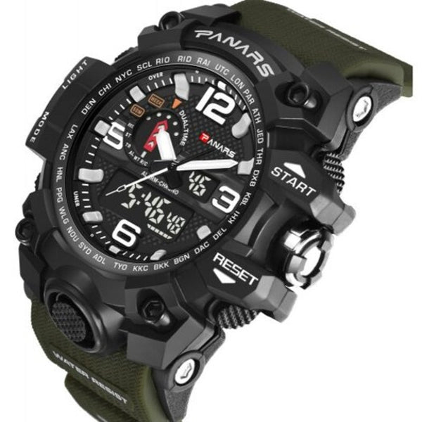 Veile Studios 8202 Outdoor Sports Digital Watch For Man Army Green Watches