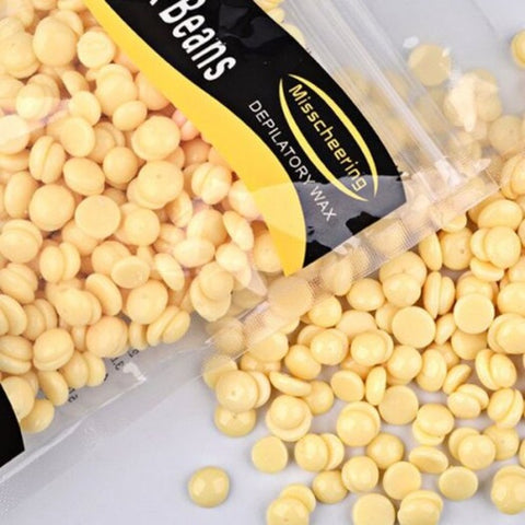 Paper Free Hair Removal Wax Beans Fast Effective Treatment 100G Corn Yellow