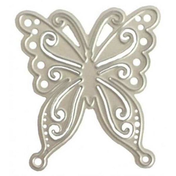 Paper Handicraft Butterfly Carbon Steel Cutting Die Silver