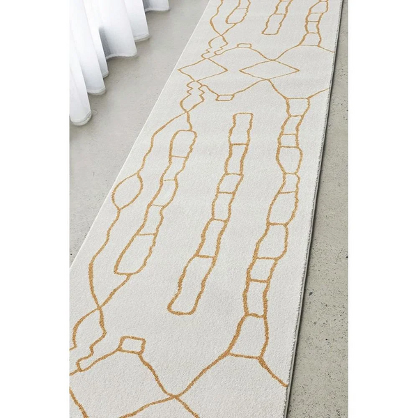 Rug Culture Paradise Runner Amy Gold By Rugs