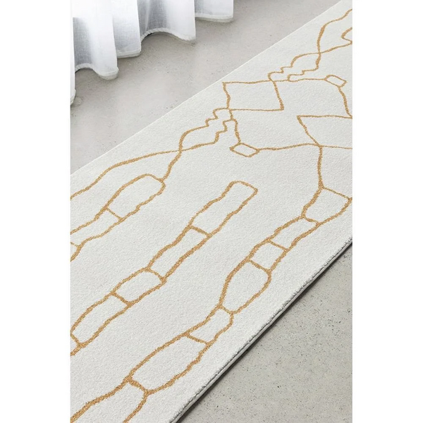 Rug Culture Paradise Runner Amy Gold By Rugs