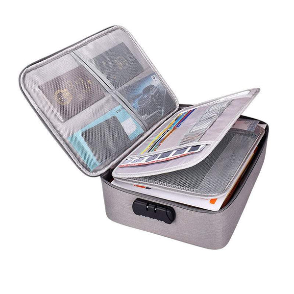 Locking Documents Holder Organiser Partitions File Sorting Portfolio Storage Boxes
