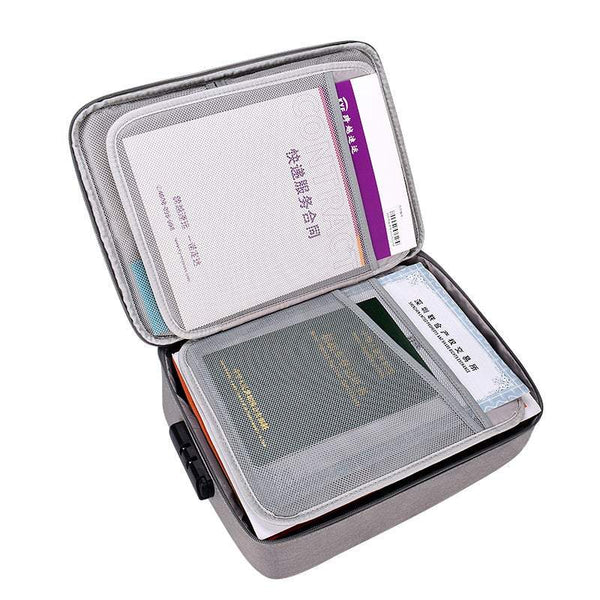 Locking Documents Holder Organiser Partitions File Sorting Portfolio Storage Boxes