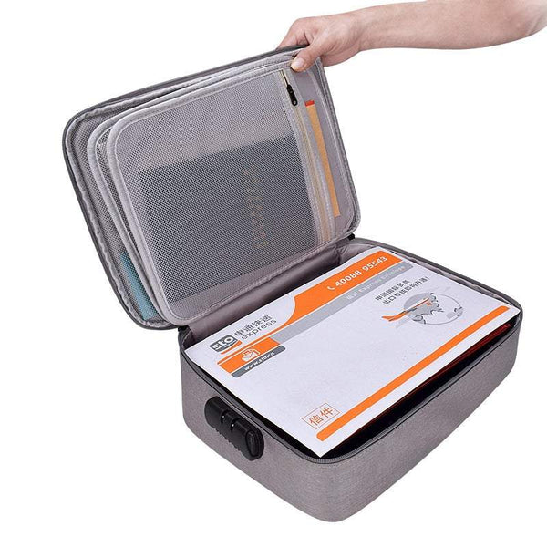 Locking Documents Holder Organiser Partitions File Sorting Portfolio Storage Boxes