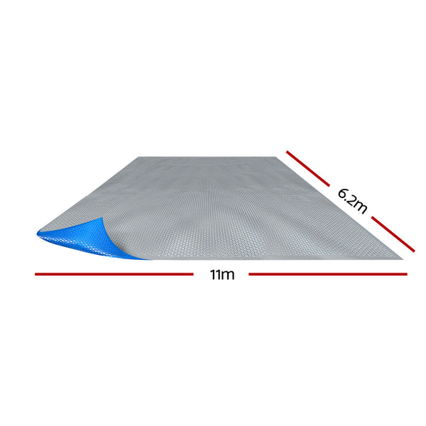 Aquabuddy 11X6.2M Solar Swimming Pool Cover Blanket Isothermal 400 Micron Pool Covers