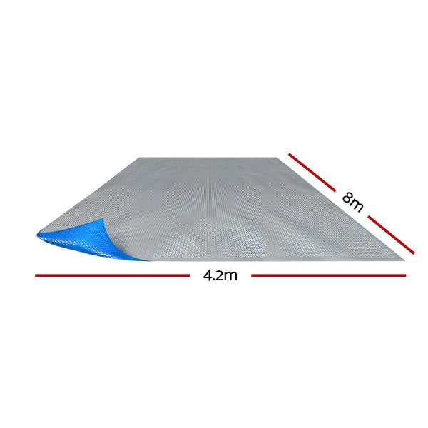 Aquabuddy 8M X 4.2M Solar Swimming Pool Cover 500 Micron Outdoor Blanket Pool Covers