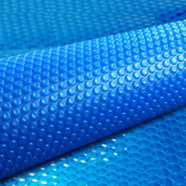 Aquabuddy Pool Cover 500 Micron 9.5X5m Swimming Solar Blanket Blue Pool Covers