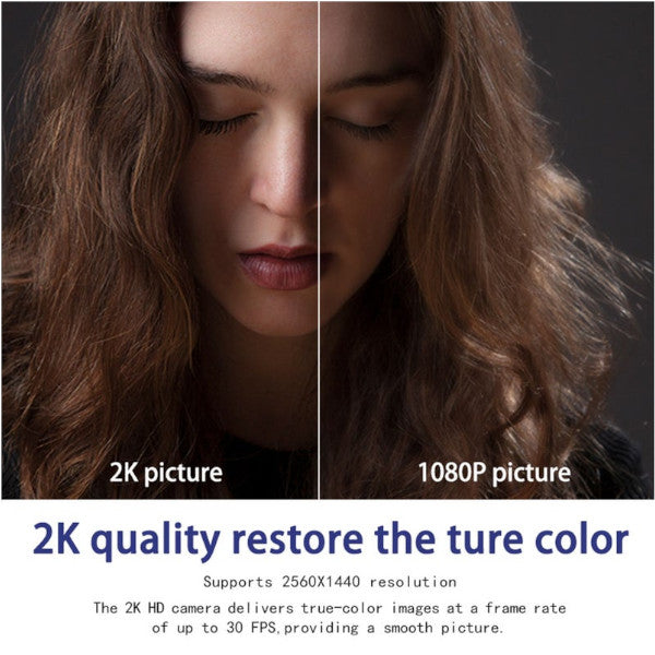 Pc C5 4 Million Pixels 2K Full Hd Webcam For Camera With Microphone Usb Computer Peripherals Webcams