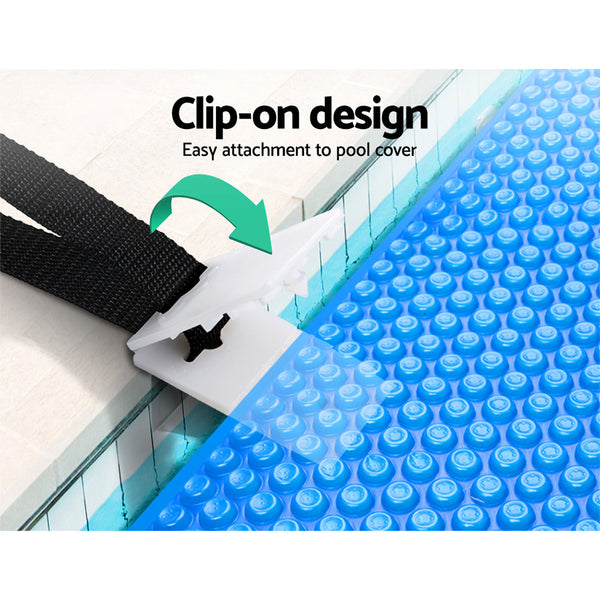 Aquabuddy Pool Cover Roller Attachment Straps Kit 8Pcs For Swimming Solar Pool Covers