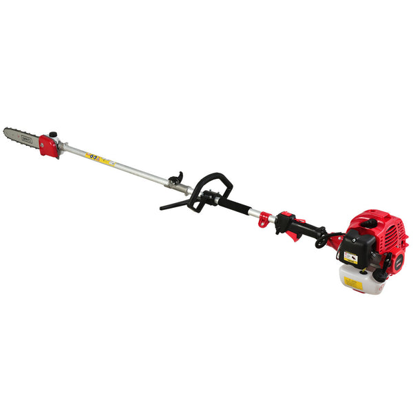 Giantz 62Cc Pole Chainsaw Saw Petrol Tree Pruner Extended Spark Plug String Trimmers