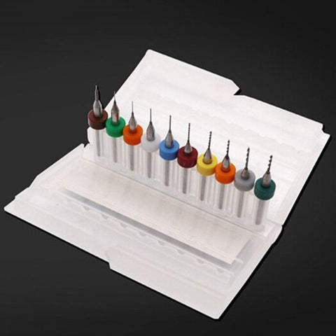 Pcb Tungsten Steel Drill Bit 10Pcs Platinum 0.3 1.2Mm Drill Bits